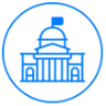 Public sector communication icon